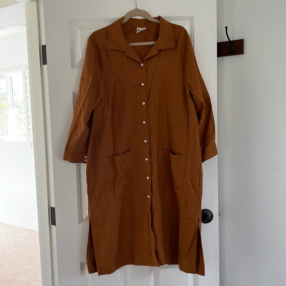 Beaton Linen Chore Coat